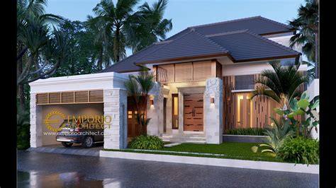 Jasa Arsitek Desain Rumah Bali Modern 2 Lantai Lebar 15 M Luas