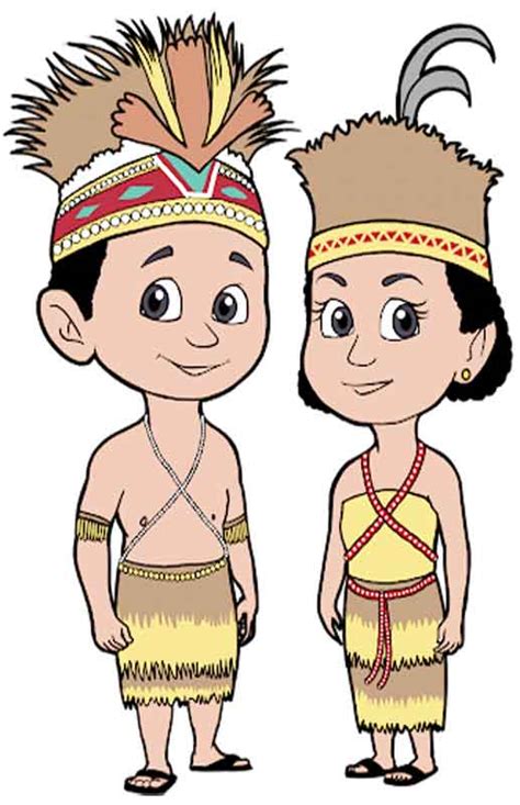 Detail Gambar Karikatur Orang Memakai Pakaian Adat Koleksi Nomer 31