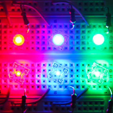 Piranha Led Test All Lit Setup For Testing Some 4 Pin Sq Flickr