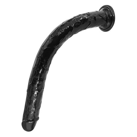 Amazon Aobrong Inch Extra Super Long Realistic Dildo For Deepest Sex No Balls Black