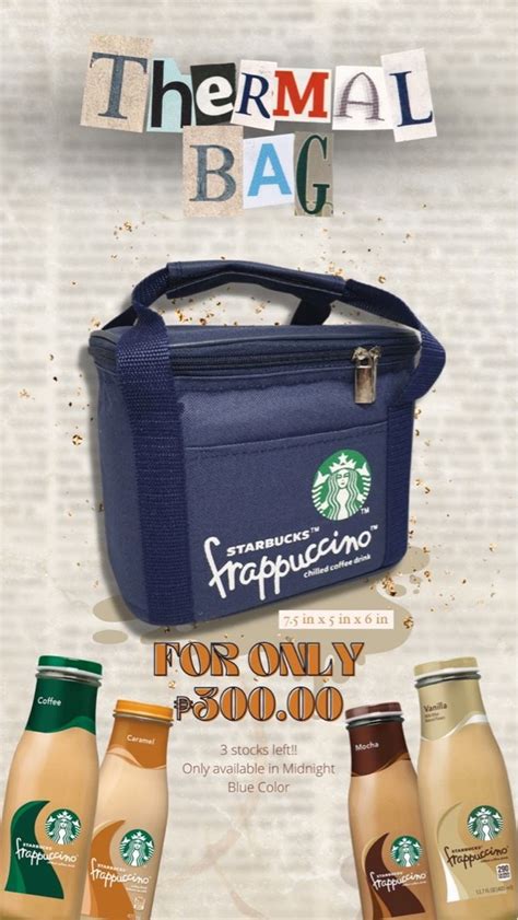 Starbucks Thermal Bag Furniture And Home Living Kitchenware And Tableware