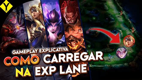 COMO CARREGAR NA EXP LANE JOGANDO NA DESVANTAGEM YouTube