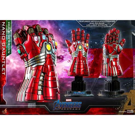 杯麵宅品一件出清不留貨 野獸國 HOT TOYS ACS009 復仇者聯盟終局之戰 1 4 奈米手套 浩克版 蝦皮購物