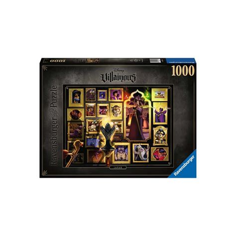 Ravensburger Puzzle 1000 P Jafar collection Disney Villainous à