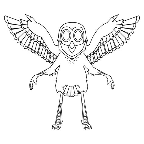 99 Nights in the Forest Owl coloring page - Download, Print or Color ...
