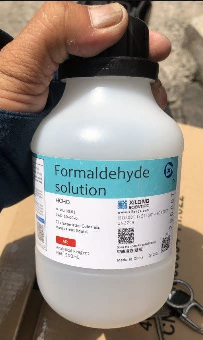 Formaldehyde Solution HCHO 500ml