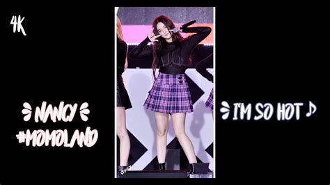 MOMOLAND Nancy I m So Hot K 모모랜드 낸시 아임쏘핫 진안홍삼 한류콘서트 직캠 FANCAM by SPHiNX YouTube