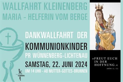 Kommunionvorbereitung Pastoraler Raum W Nnenberg Lichtenau