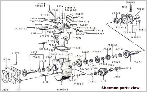 Sherman Parts Drawing - Ford Fordson Collectors Association