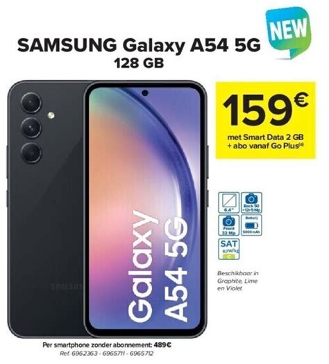 Samsung Galaxy A G Gb Promotie Bij Carrefour