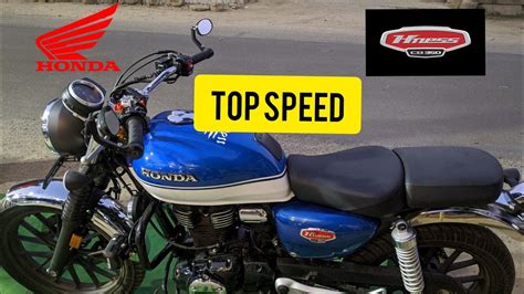 Honda Hñess Cb 350 Top Speed Test Must Watch Better Than Royal