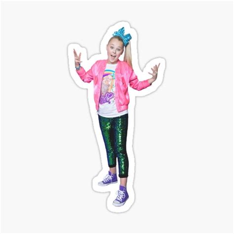 Jojo Siwa Sticker For Sale By Alaskaandmargo Redbubble