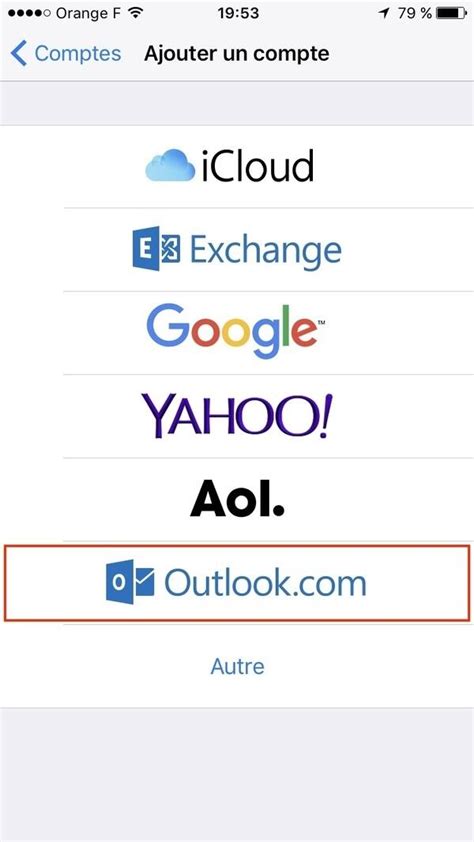 Configurer Un Compte Mail Outlook Sur Iphone