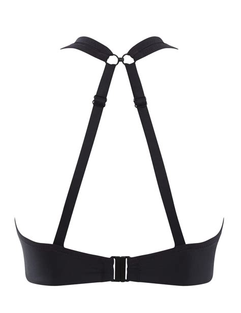 Panache Onyx Chic Moulded Plunge Bikini Top Belle Lingerie Panache