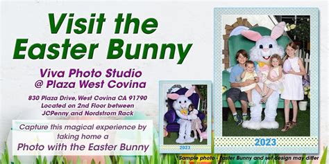 Easter Bunny Photos 2023 at Plaza West Covina Mall - Parkbench