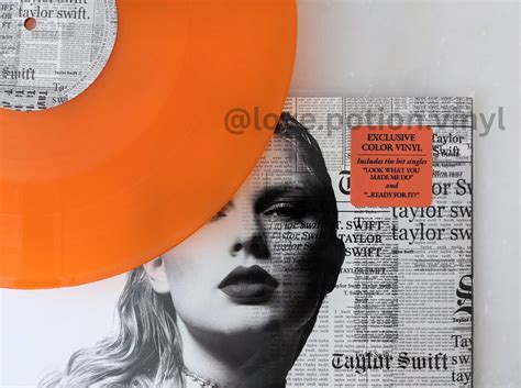 Reputation Hype Sticker Orange Fye Variant Dupe Hype Sticker Replica