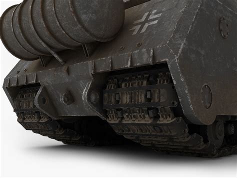 Maus German tank 3D Model MAX OBJ 3DS FBX - CGTrader.com