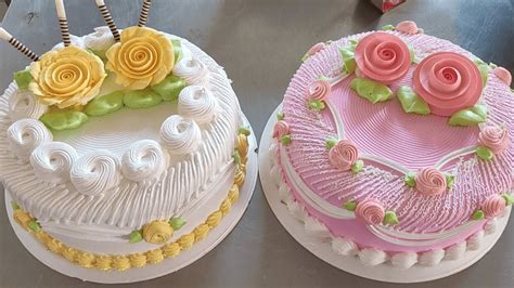 Hermosos Pasteles Con Flores En Crema Chantilly Pastel De Cumplea Os