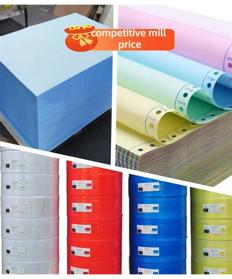 China Mill Computer Continuous Carbonless Paper Printer Paper Cb55gsm