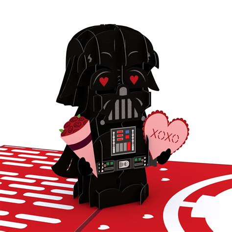 Buy Lovepopstar Wars Darth Vader Valentine Pop Up Card D Card