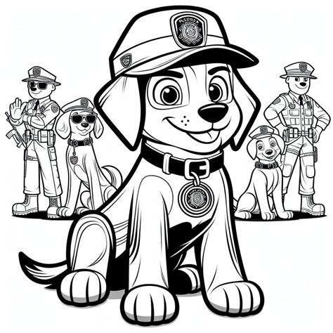 Desenho Patrulha Canina Para Colorir E Imprimir - 9