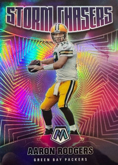 Aaron Rodgers 2021 Mosaic SC 3 Storm Chasers SSP Price Guide