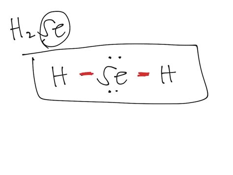 H2se Lewis Dot Structure Science Chemistry Showme