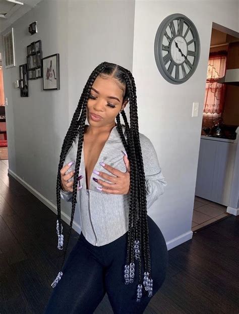 𝑃𝑖𝑛𝐷𝑎𝐷𝑜𝑛 ️💕 In 2020 Braided Hairstyles Black Girl Braided