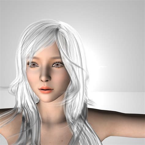 Female Character Woman Full Body In Bikini D Model Rigged Cgtrader