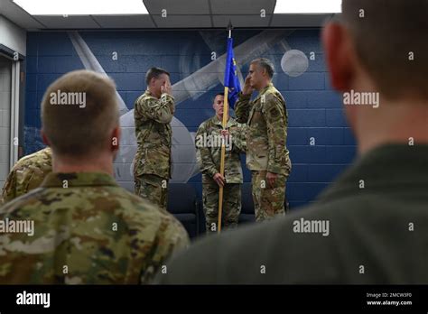 Lt Col Patrick Sines Right Th Airlift Squadron Commander