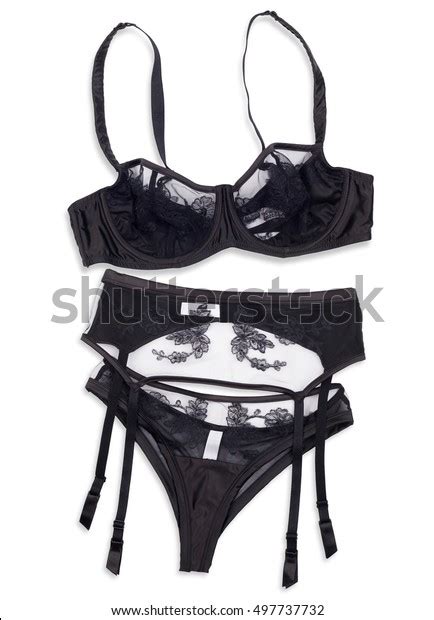 Lingerie Set Bra Panties Garter Belt Stock Photo Shutterstock