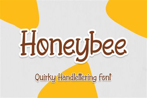 Honeybee Quirky Handletering Font