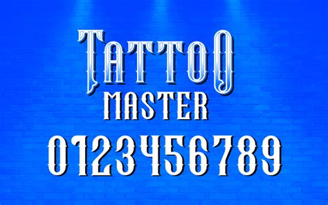 Best Fonts For Tattoos Names And Numbers