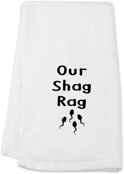 Our Shag Rag Sexy Naughty Gift Cotton Sex Wash Towel Anniversary For Wife Husband Boyfriend