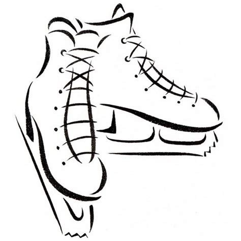 Ice Skating Ice Skate Drawing Skate