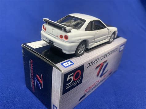 トミカリミテッド Tomica Limited スカイライン誕生50周年記念 Skyline Gt R VspecⅡ N1 Bnr34 白