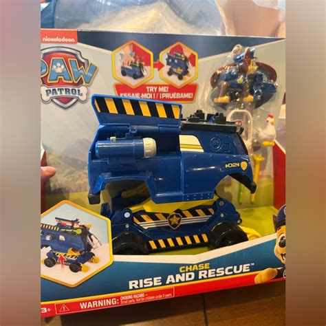 Spinmaster Toys Paw Patrol Chase Rise And Rescue Transforming