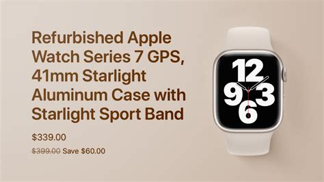 Apple Now Selling Refurbished Apple Watch Series 7 Models - MacRumors