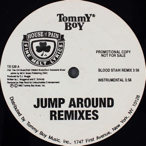 House Of Pain - Jump Around Remixes (1992, Vinyl) | Discogs