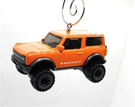 Christmas Ornament For 2021 Ford Bronco Orange Etsy