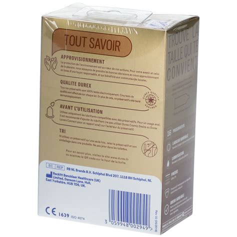 durex Nude Ultra Fin Préservatifs Sensation Peau contre Peau 16 pc s Redcare Pharmacie