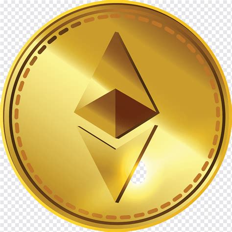 Ethereum Coin Icon Luxury Golden Design Png Pngwing