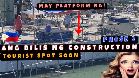 Platform Ng Phase Ng Pasig River Esplanade Nailatag Na Youtube