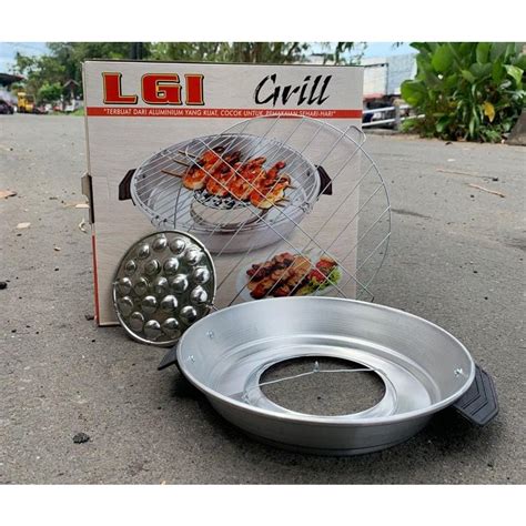 Jual Grill Bulat Mas Pemanggang Stainless Lgi Grill Pan Roaster