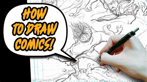 How To Draw Comic Books Youtube