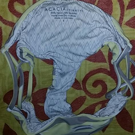 Acacia Swimwear Swim Acacia Strappy Kauai Bikini Bottom Rare