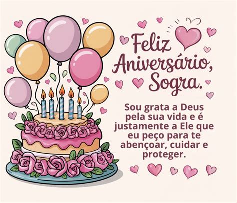 Feliz Aniversário Sogra Texto - Feliz aniversário Sogra! 77 Mensagens de Aniversário – Legendas