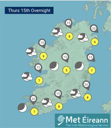 Met Eireann Forecast Sunshine But Temperatures To Plummet