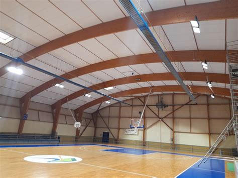 Remplacement De 28 Projecteurs Au Basket Club Rouxmesnil Mairie De