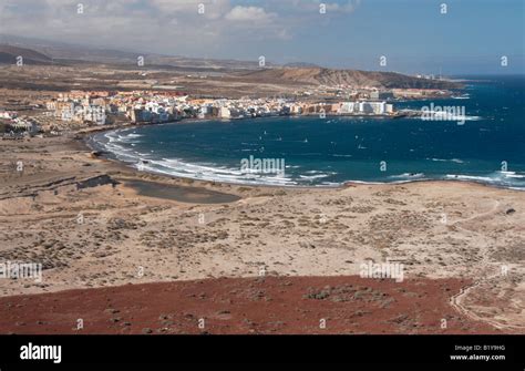 El Medano On Tenerife In The Canary Islands Taken From The Summit Of